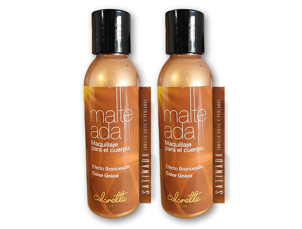 SATINADA X2 - Malteada, Maquillaje para el cuerpo